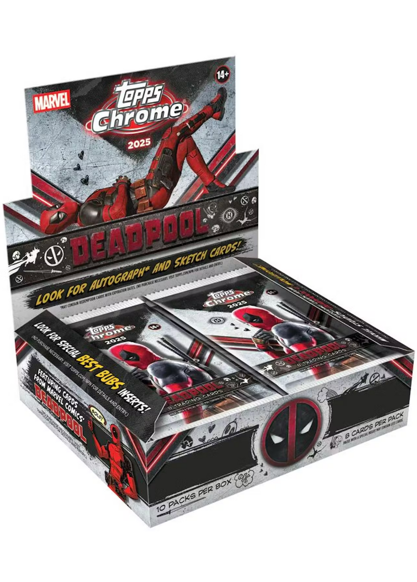 2025 Topps Deadpool Chrome Hobby Box