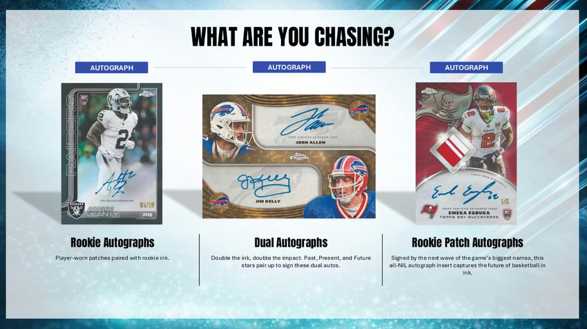 2025 Topps Chrome Football Mega Box