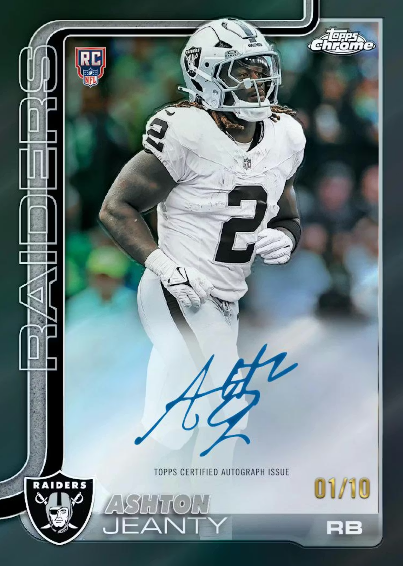 2025 Topps Chrome Football Mega Box