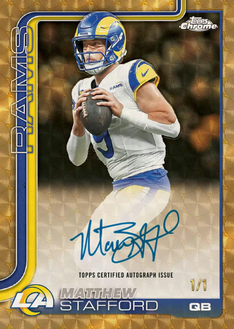 2025 Topps Chrome Football Mega Box