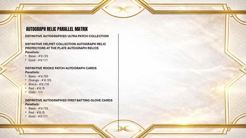 2025 Topps Definitive Collection Baseball Hobby Box