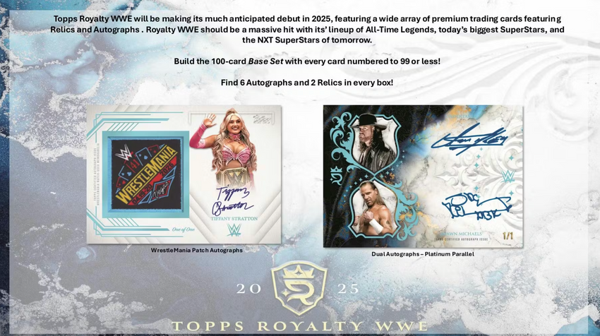 2025 Topps Royalty WWE Wrestling Hobby Box