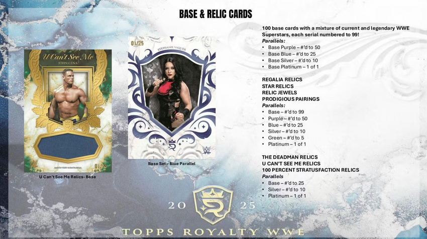 2025 Topps Royalty WWE Wrestling Hobby Box
