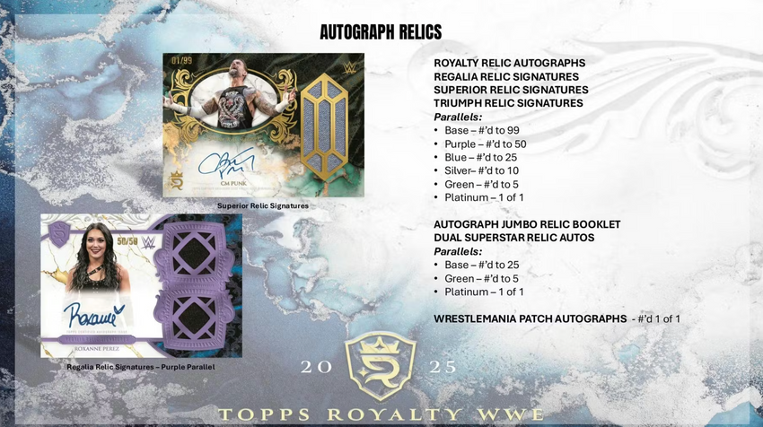 2025 Topps Royalty WWE Wrestling Hobby Box