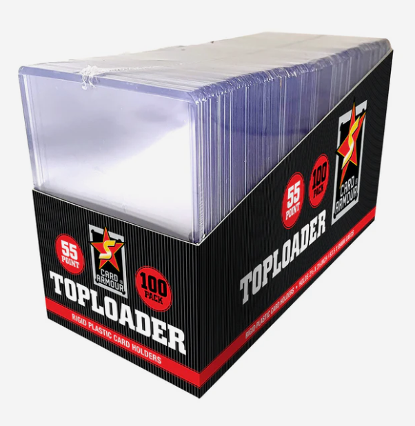 Select Card Armour Regular Toploaders 55pt - 100 Pack