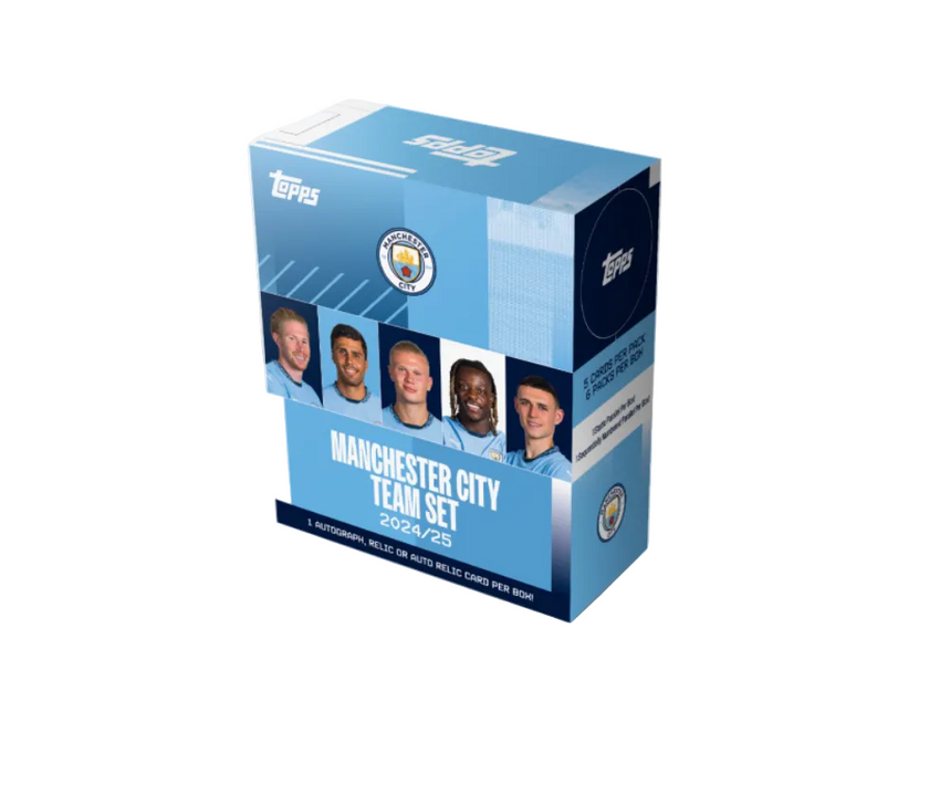 2024-25 Topps Soccer Manchester City Team Set Box