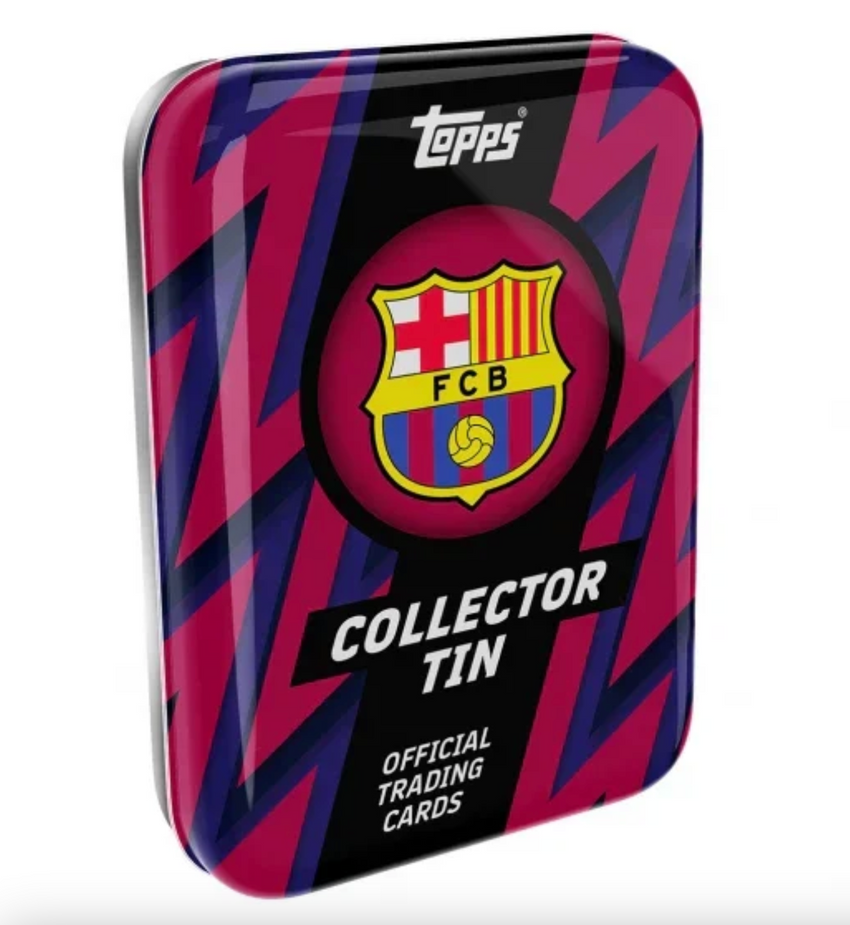 2025-26 Topps FC Barcelona Soccer Collector Tin