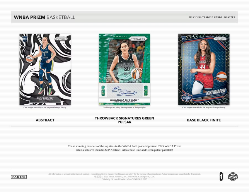 2025 Panini Prizm WNBA Basketball Blaster Box