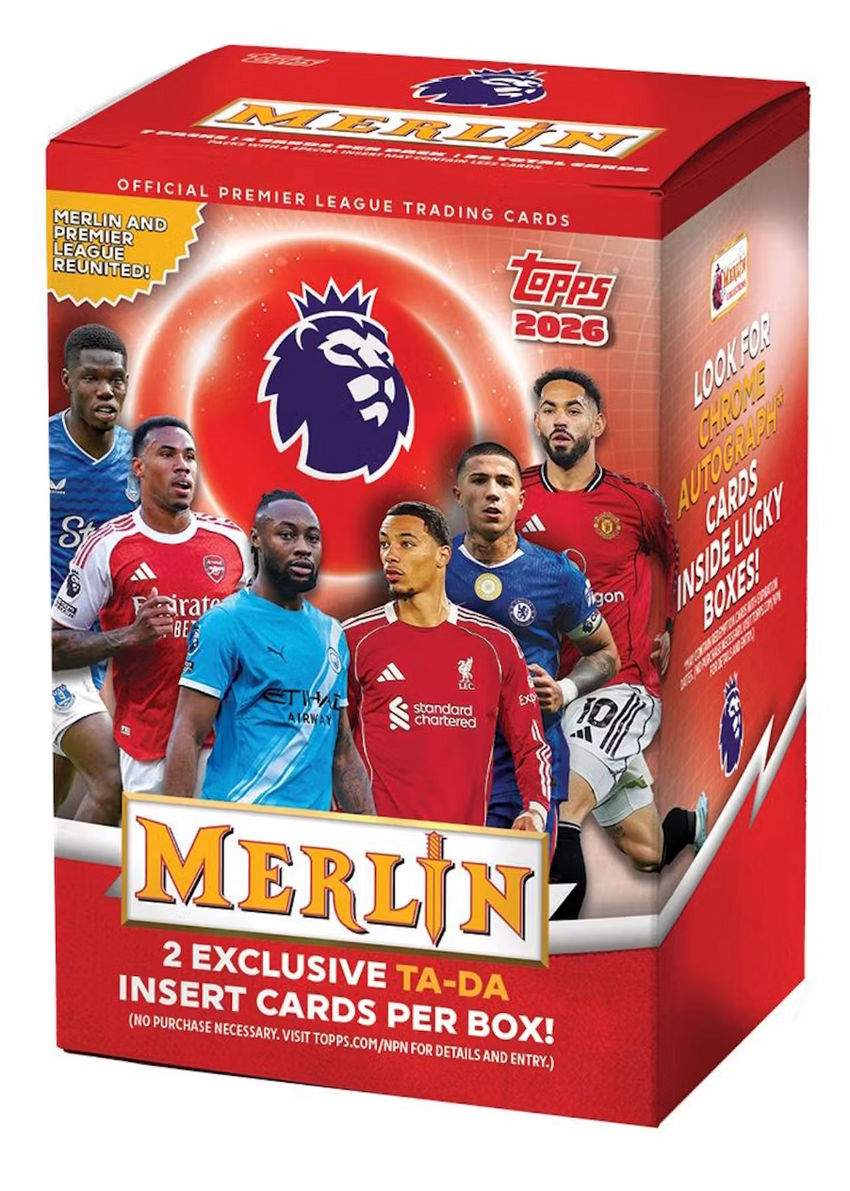 2025-26 Topps Merlin Premier League EPL Soccer Blaster Box