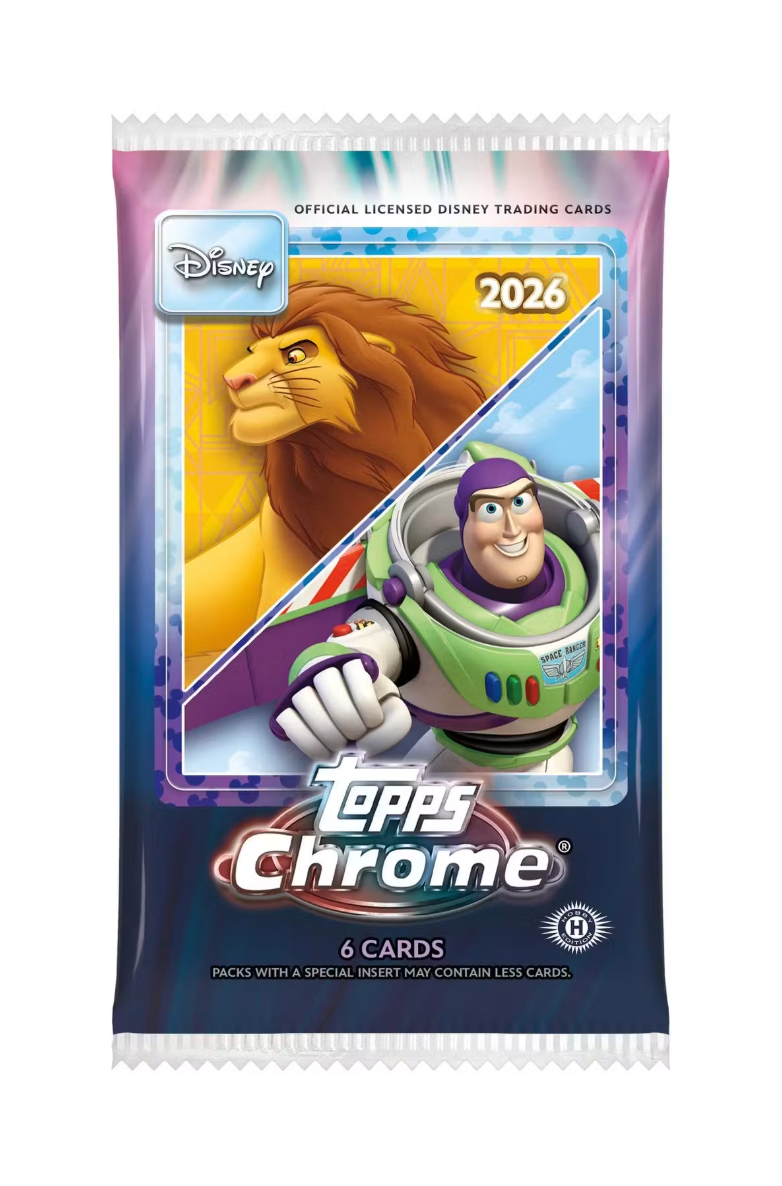 2026 Topps Disney Chrome Hobby Pack (Pre Order)