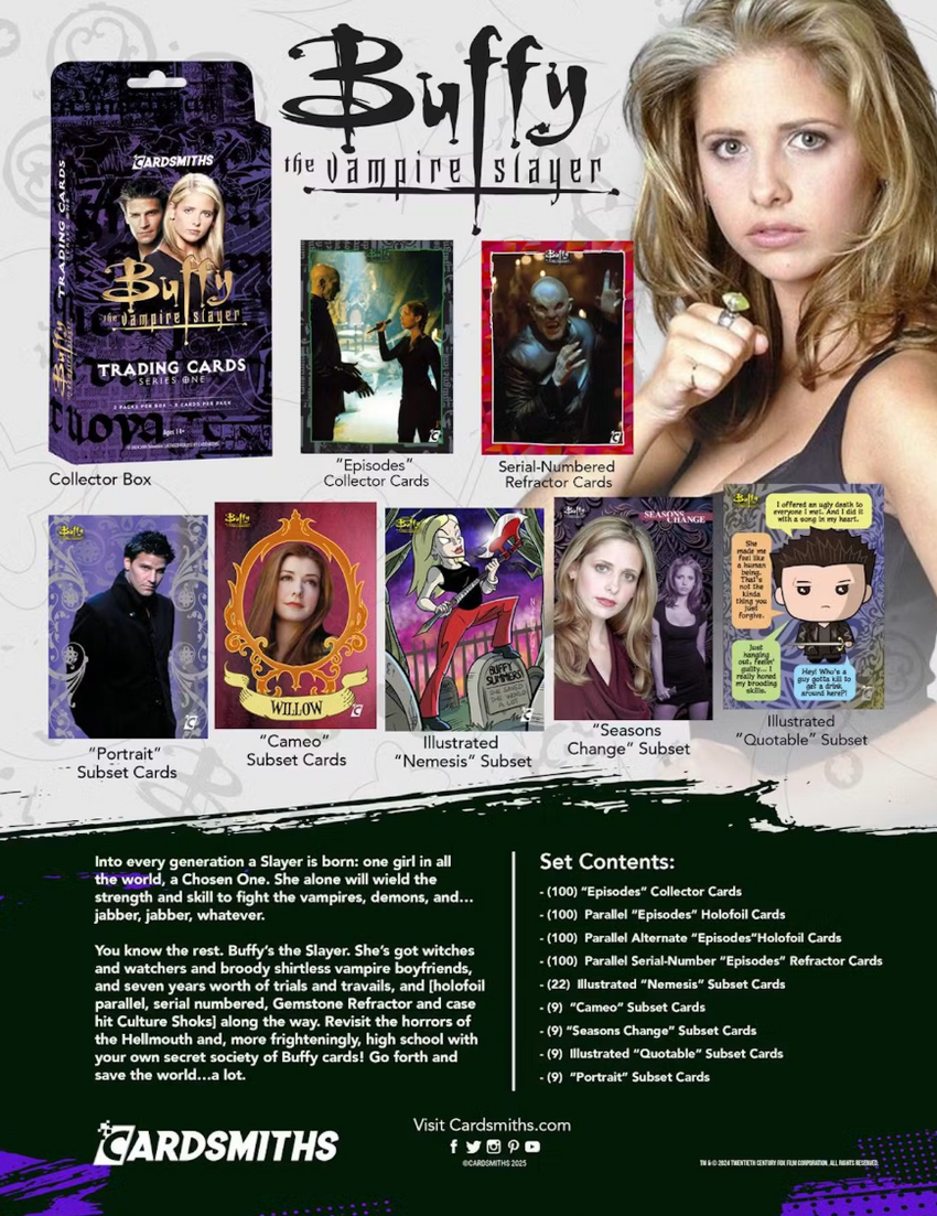 2025 Cardsmiths Buffy The Vampire Slayer Series 1 Hobby Box