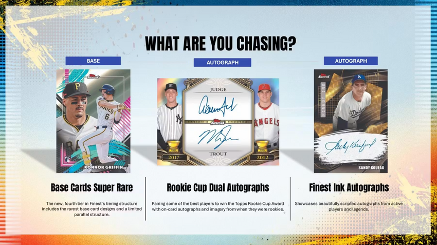 2026 Topps Finest Baseball Mega Box (Pre Order)