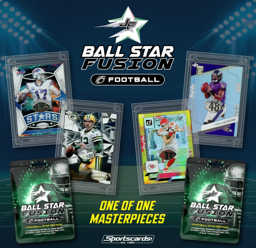 2025 Jersey Fusion Ball Star Football Hobby Pack