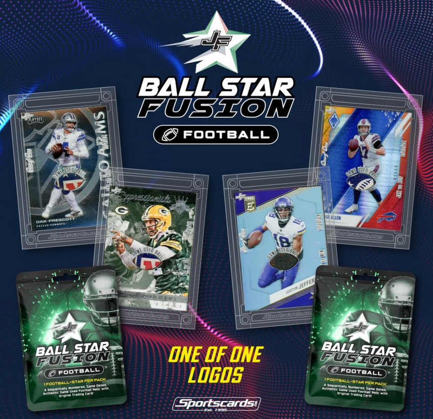 2025 Jersey Fusion Ball Star Football Hobby Pack