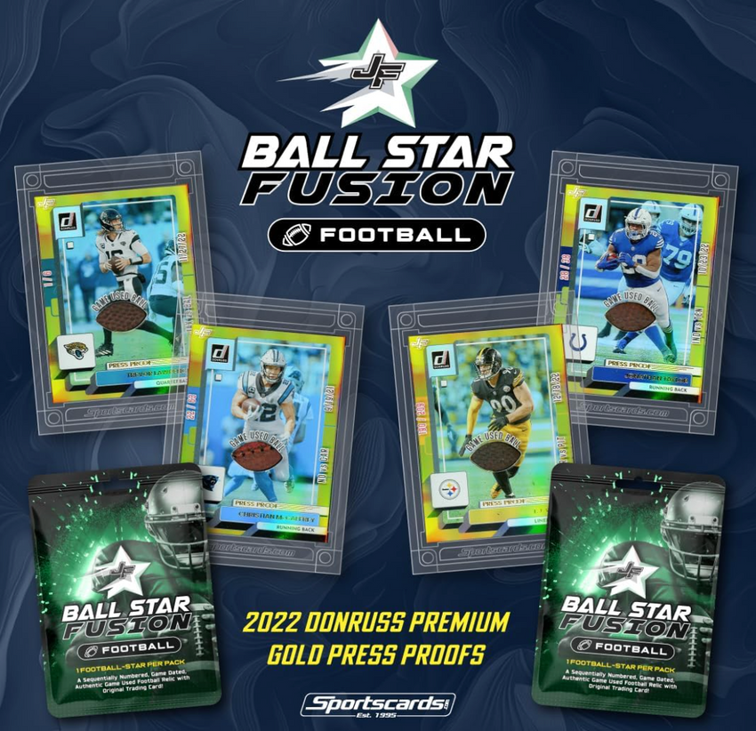 2025 Jersey Fusion Ball Star Football Hobby Pack