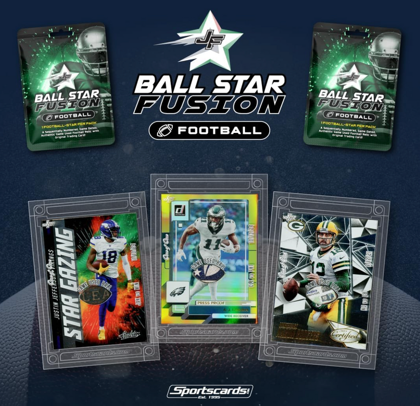 2025 Jersey Fusion Ball Star Football Hobby Pack
