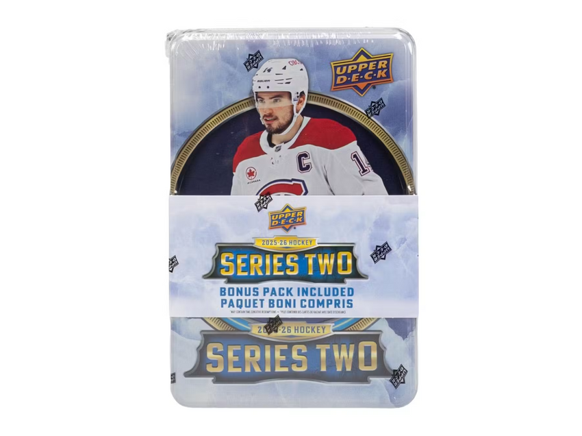 2025-26 Upper Deck Series 2 Hockey Tin