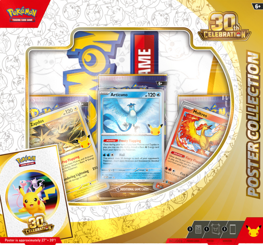 Pokemon TCG 30th Celebration Poster Collection