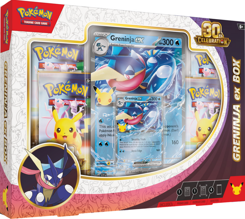 Pokemon TCG 30th Celebration Greninja ex Box