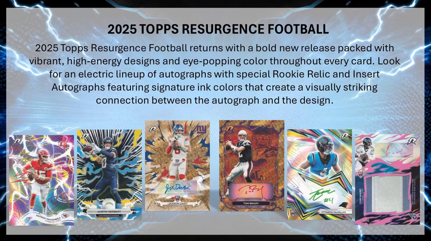 2025 Topps Resurgence Football Hobby Pack