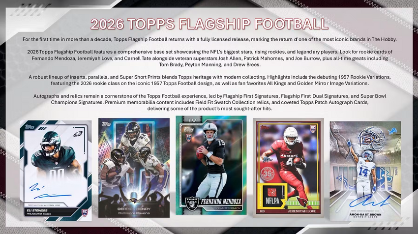2026 Topps Football Hobby Box (Pre Order)
