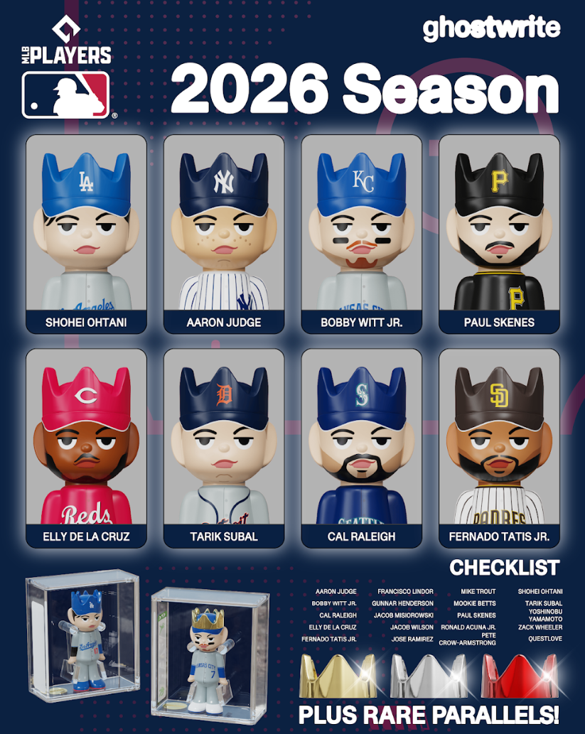 2026 Ghostwrite x MLB Game Face Baseball Blind Box