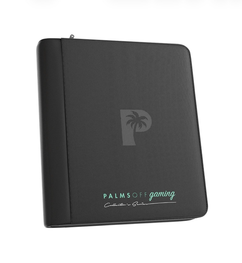 Palms Off Gaming Collectors Series Premium 4 Pocket Top Loader Zip Binder