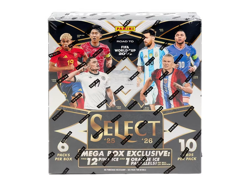 2025-26 Panini Select Road to FIFA World Cup Soccer Mega Box