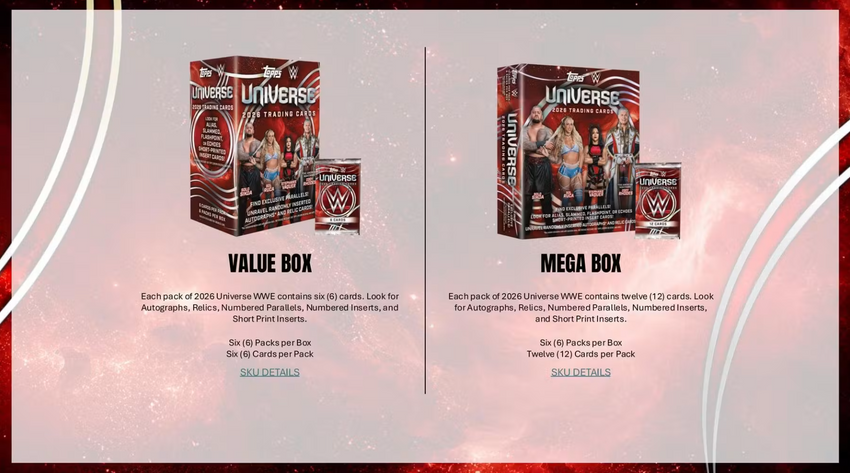 2026 Topps WWE Universe Blaster Box (Pre Order)