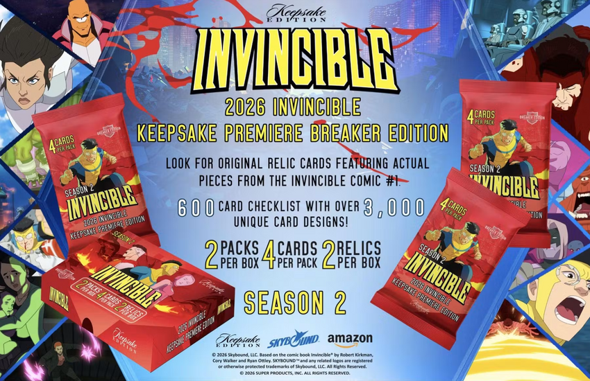 2026 Keepsake Invincible Season 2 Premiere Breaker Edition Box