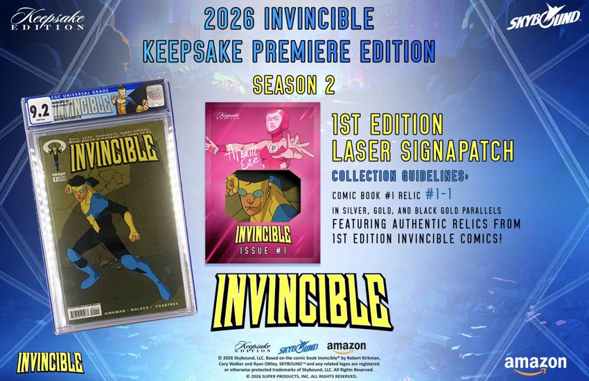 2026 Keepsake Invincible Season 2 Premiere Breaker Edition Box