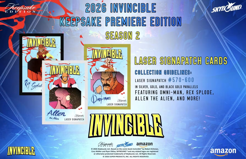 2026 Keepsake Invincible Season 2 Premiere Breaker Edition Box