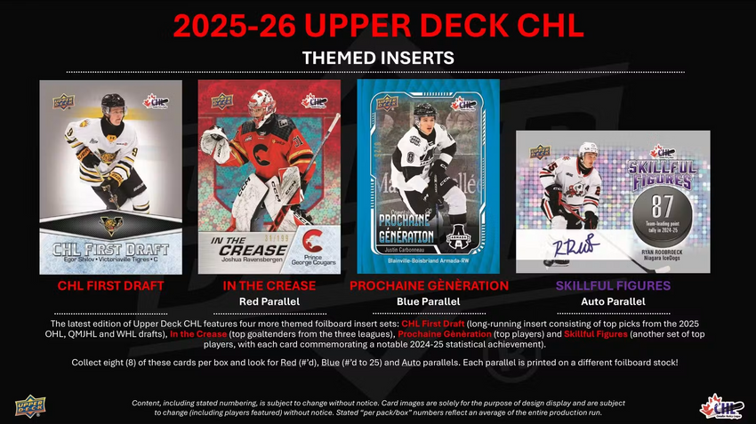 2025-26 Upper Deck CHL Hockey Hobby Box