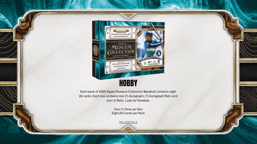 2026 Topps Museum Collection Baseball Hobby Box (Pre Order)