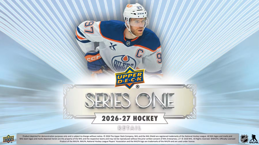 2026-27 Upper Deck Series 1 Hockey Tin Box (Pre Order)-Cherry Collectables
