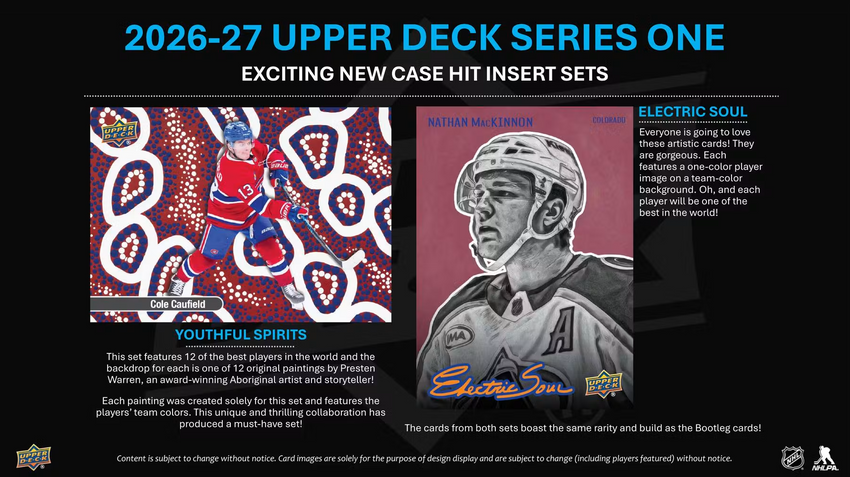 2026-27 Upper Deck Series 1 Hockey Tin Box (Pre Order)-Cherry Collectables