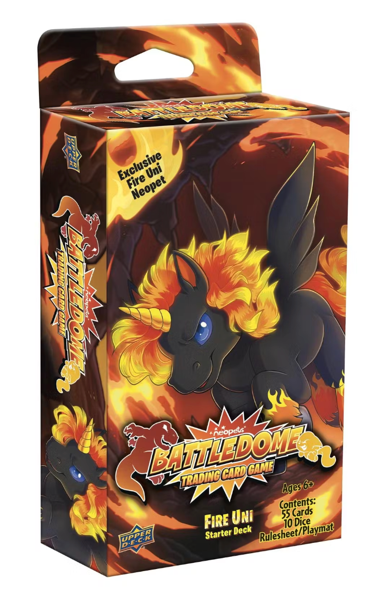 Neopets Battledome TCG: Defenders of Neopia Starter Deck - Fire Uni