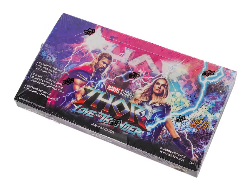 2023 Upper Deck Marvel Studios Thor Love And Thunder Hobby Box