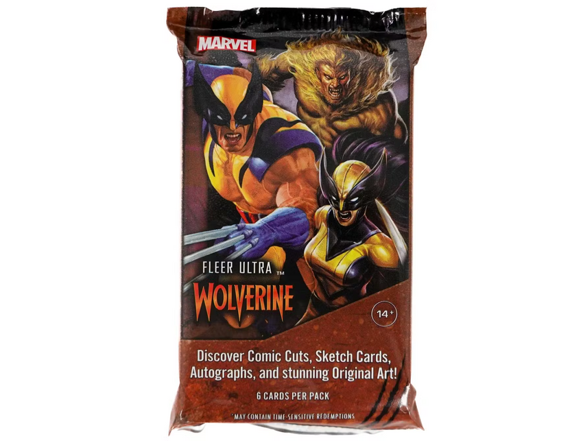2023 Upper Deck Marvel Fleer Ultra Wolverine Hobby Pack