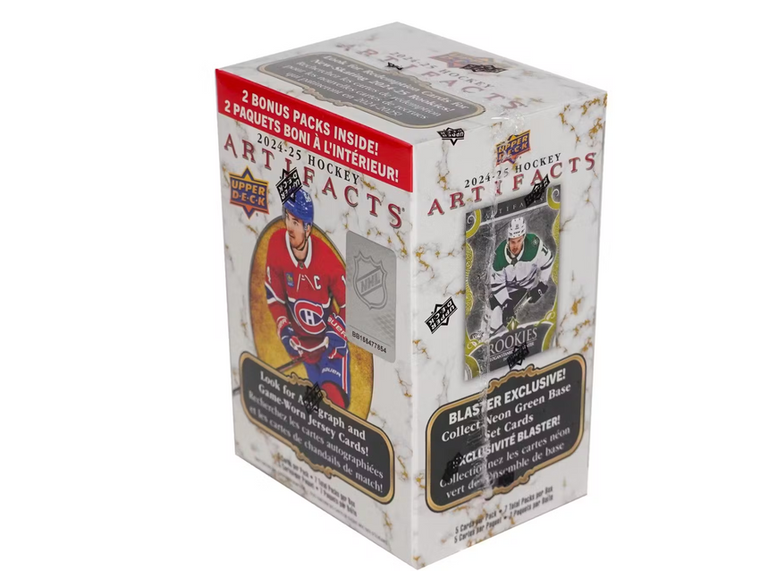 2024-25 Upper Deck Artifacts Hockey Blaster Box-Cherry Collectables