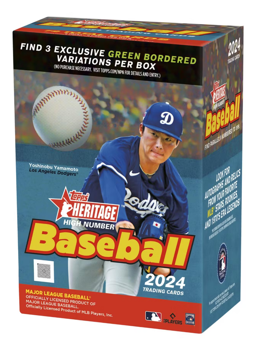 2024 Topps Heritage High Number Baseball 8-Pack Blaster Box