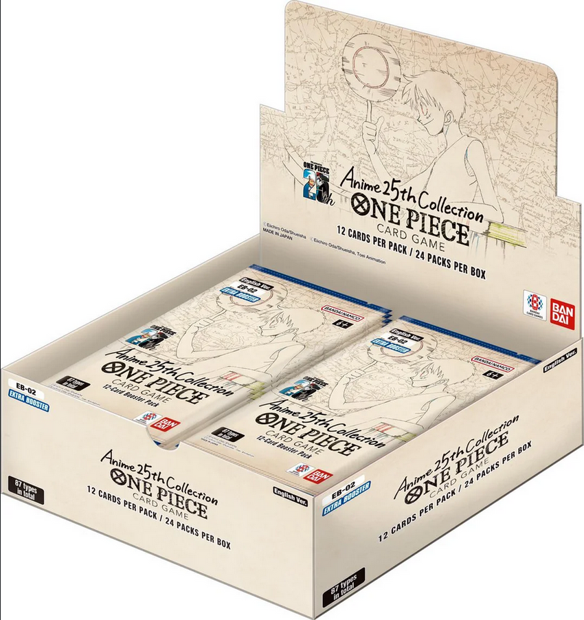 One Piece Card Game [EB-02] Anime 25th Collection Extra Booster Box (Pre Order May 9)
