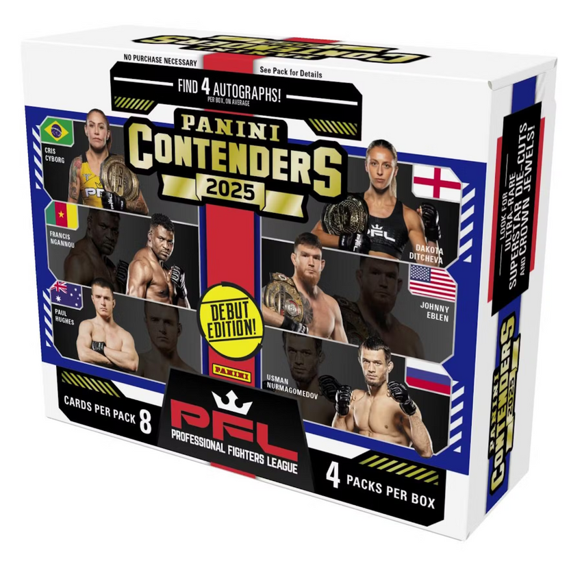 2025 Panini Contenders Professional Fighters League PFL Hobby Box (Pre Order)