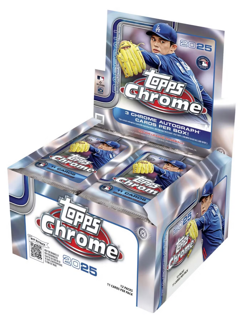 2025 Topps Chrome Baseball Hobby Jumbo Box
