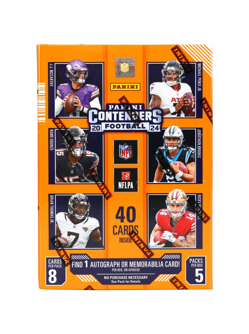 2024 Panini Contenders Football 5-Pack Blaster Box-Cherry Collectables