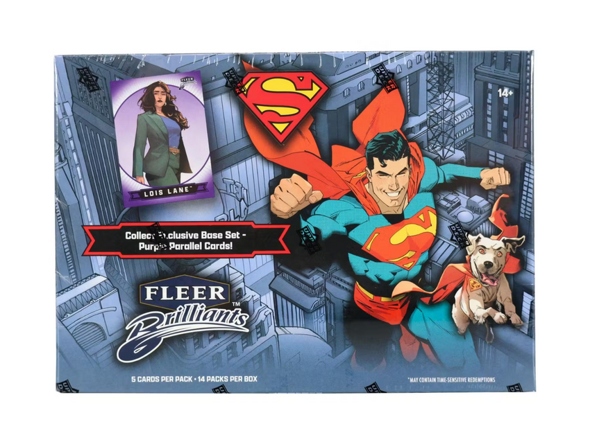 2025 Upper Deck Fleer Brilliants Superman Mega Box