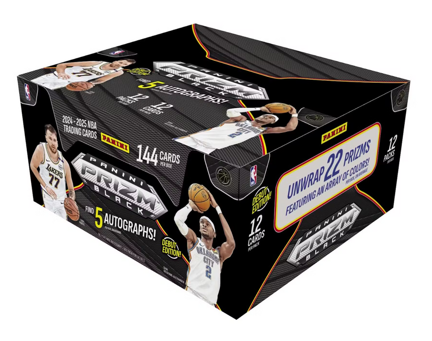 2024-25 Panini Prizm Black Basketball Hobby Box