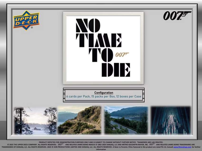 2024 Upper Deck James Bond No Time To Die Hobby Box
