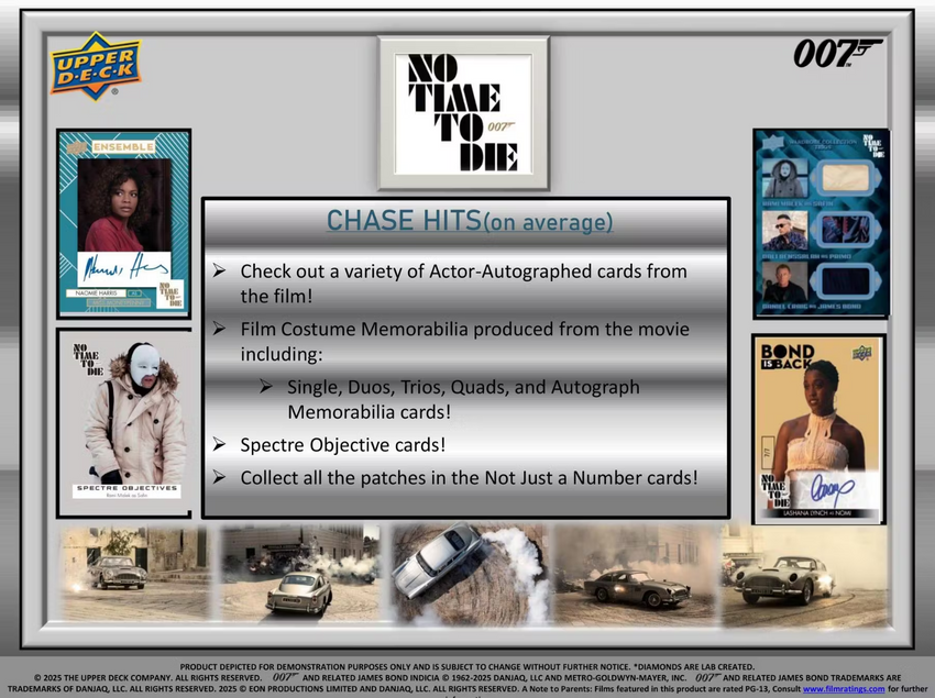 2024 Upper Deck James Bond No Time To Die Hobby Box