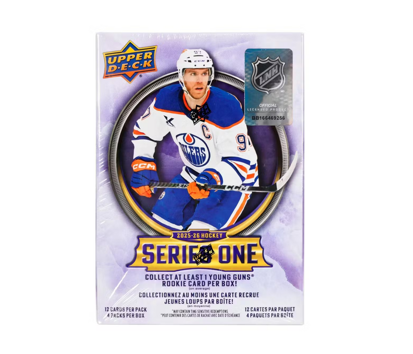 2025-26 Upper Deck Series 1 Hockey Blaster Box